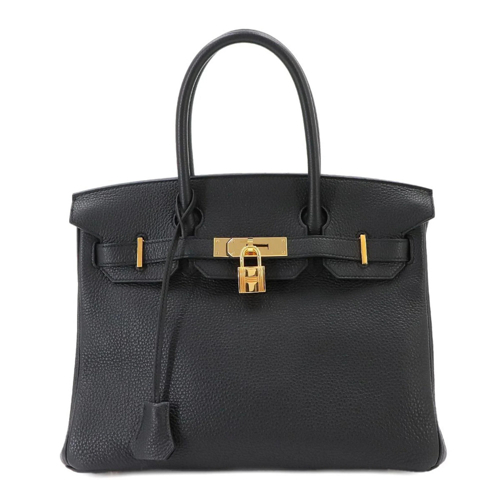 Hermes Birkin 30, Togo leather, black, handbag, D stamp, rose gold hardware.
